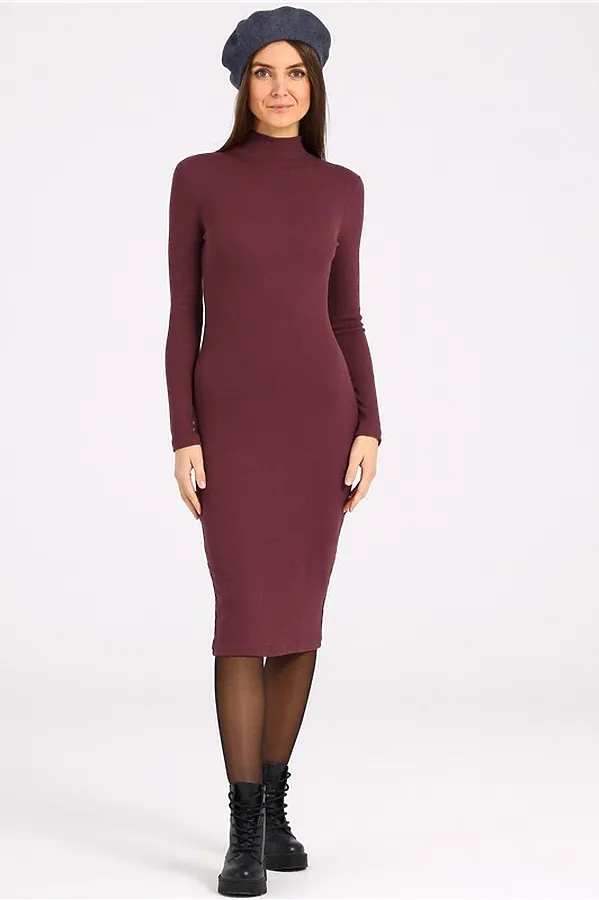 Платье АПРЕЛЬ, бордовый136 - фото 2