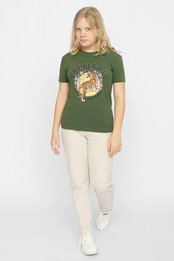 Футболка CRB, оливковый - фото 2