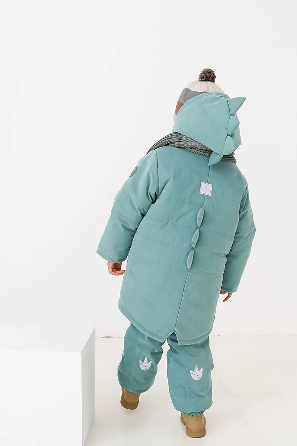 Куртка Дино зима 2.0 васаби  MINIDINO, васаби - фото 2