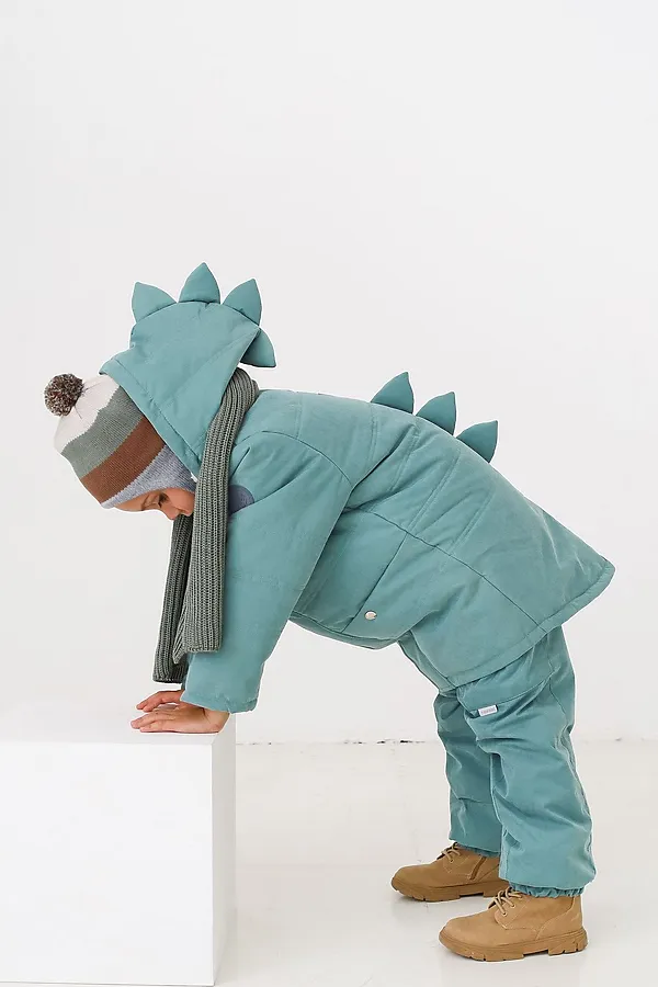 Куртка Дино зима 2.0 васаби  MINIDINO, васаби - фото 2