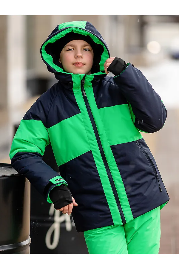 Комплект (Куртка+Полукомбинезон) BATIK, ультразеленый - фото 2