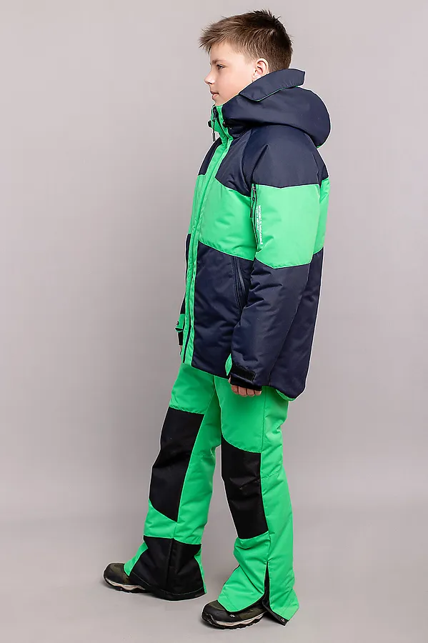 Комплект (Куртка+Полукомбинезон) BATIK, ультразеленый - фото 2