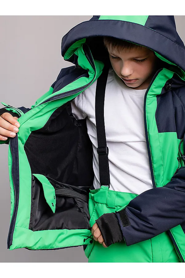 Комплект (Куртка+Полукомбинезон) BATIK, ультразеленый - фото 2