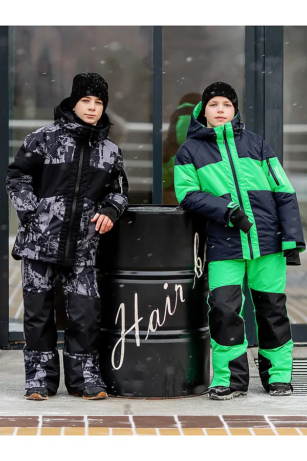 Комплект (Куртка+Полукомбинезон) BATIK, ультразеленый - фото 2