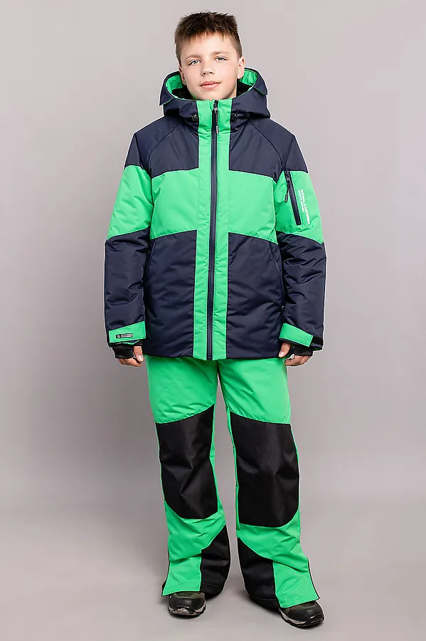 Комплект (Куртка+Полукомбинезон) BATIK, ультразеленый - фото 2