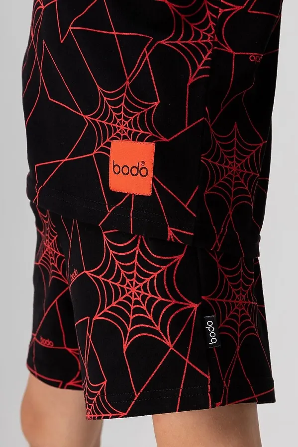 Костюм (Футболка+Шорты) BODO, черный (красный) - фото 2