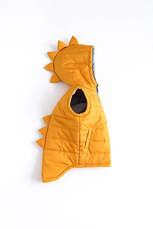 Жилет Дино горчица MINIDINO, горчица - фото 2