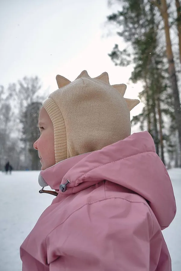 Шлем Дино кремовый на х/б подкладке 2.0 MINIDINO, кремовый - фото 2