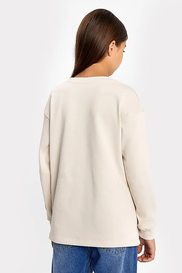 Джемпер MARK FORMELLE, молочный +печать - фото 2