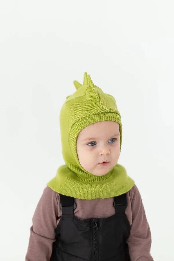 Шлем Дино фисташка на х/б  подкладке 2.0 MINIDINO, фисташка - фото 2