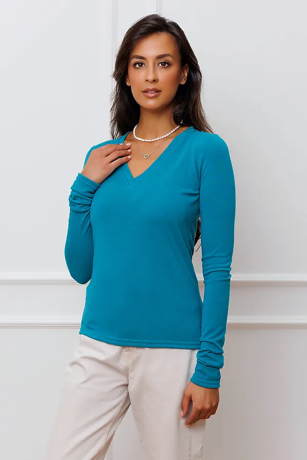 Лонгслив Raposa 358 НАТАЛИ, зеленый - фото 2