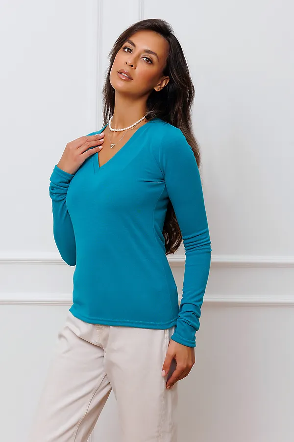 Лонгслив Raposa 358 НАТАЛИ, зеленый - фото 2