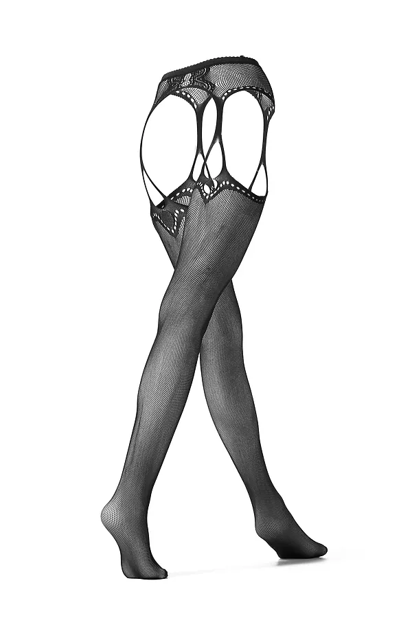 Колготки "Глория" LE CABARET, черный - фото 2
