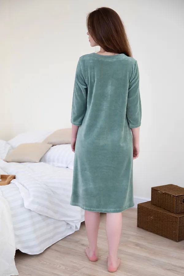Халат женский Урсула Х LIKA DRESS, зеленый - фото 2