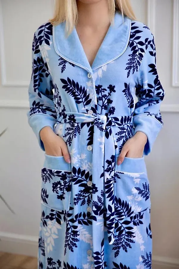 Халат женский Вера Г LIKA DRESS, голубой - фото 2