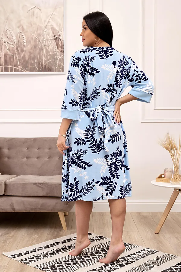 Халат женский Ася Г LIKA DRESS, голубой - фото 2