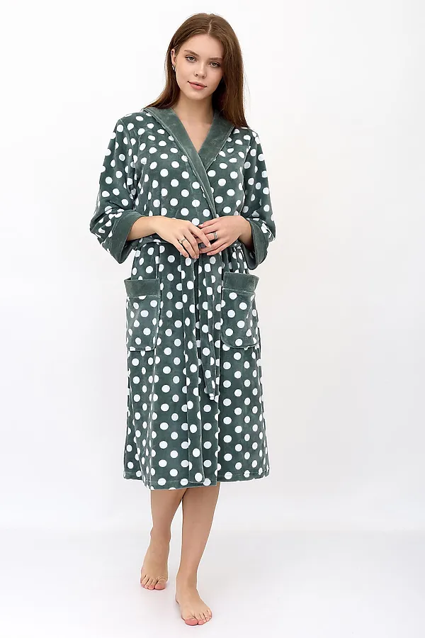 Халат женский Делма Х LIKA DRESS, хаки - фото 2