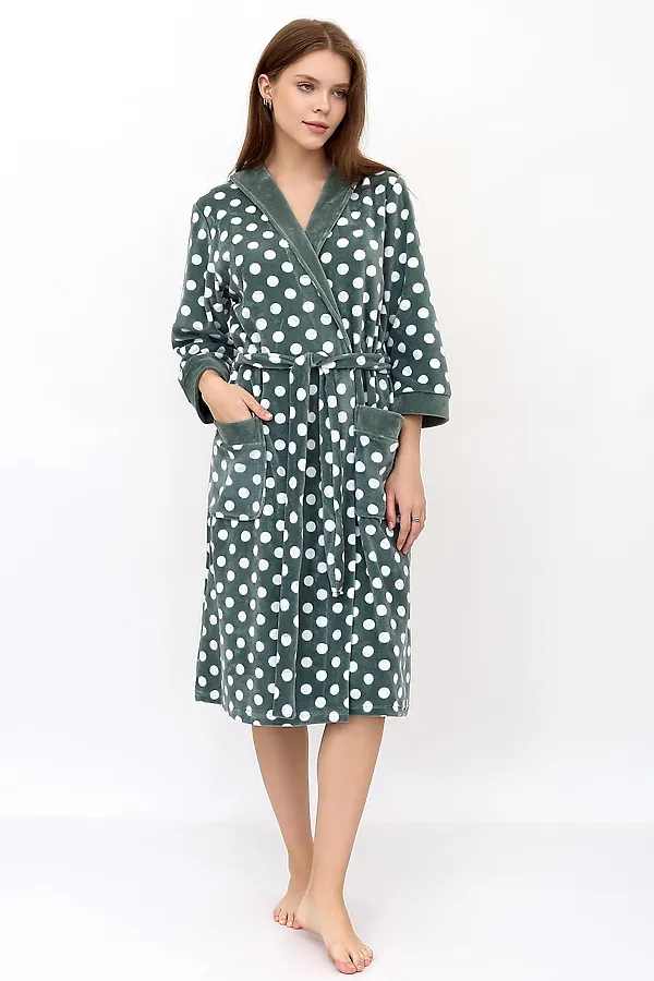 Халат женский Делма Х LIKA DRESS, хаки - фото 2