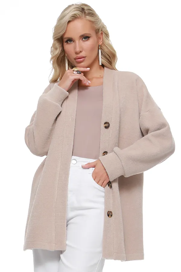 Кардиган DSTREND, бежевый - фото 2