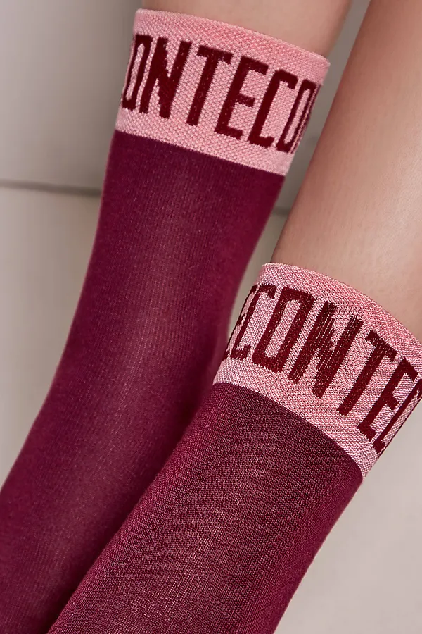 CONTE ACTIVE Носки женские (удлиненные) CONTE ELEGANT, лиловый - фото 2