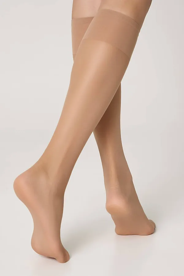 CONTE SOLO 20 (2 пары) Гольфы женские (коробка) CONTE ELEGANT, natural - фото 2