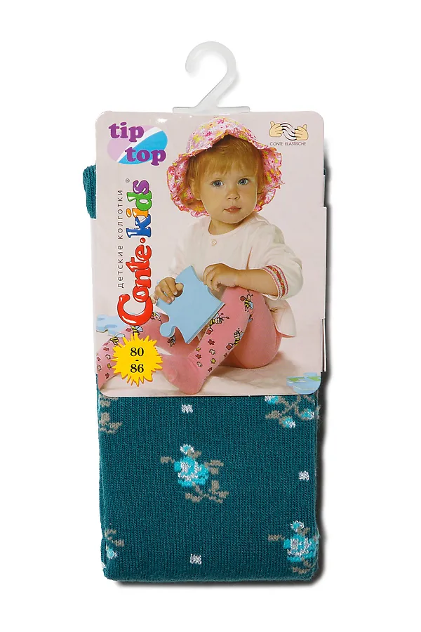 Колготки CONTE KIDS, темно-бирюзовый - фото 2