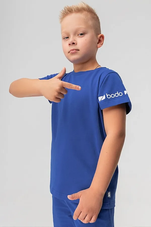 Футболка  BODO, синий - фото 2