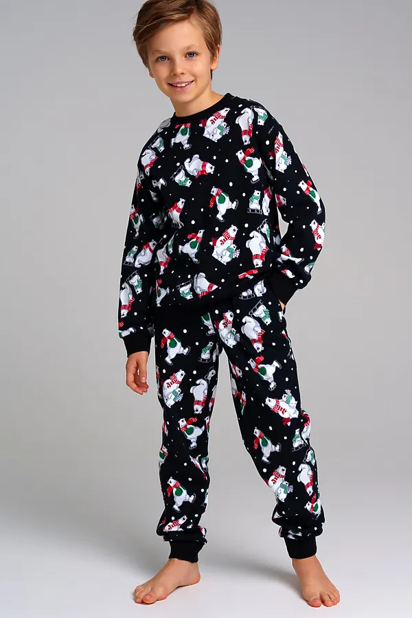 Пижама PLAYTODAY, тёмно-синий - фото 2