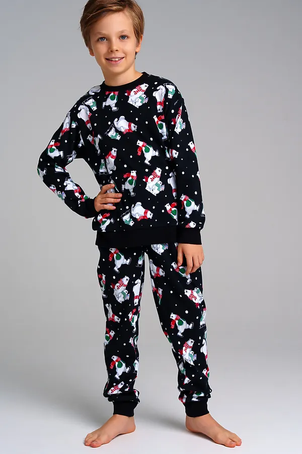 Пижама PLAYTODAY, тёмно-синий - фото 2