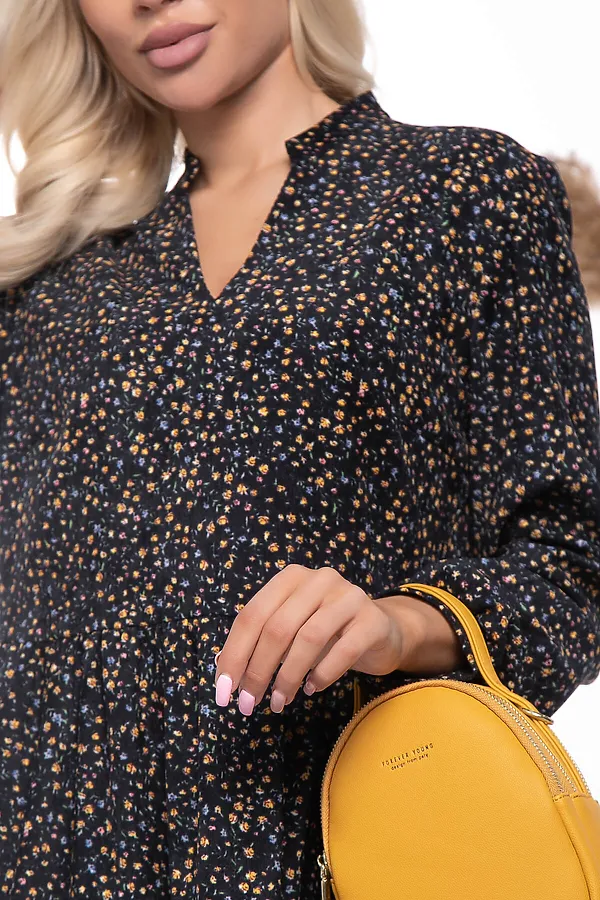 Платье "Игривое настроение" LADY TAIGA, темно-синее - фото 2