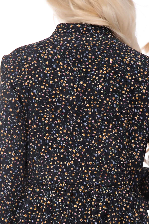 Платье "Игривое настроение" LADY TAIGA, темно-синее - фото 2