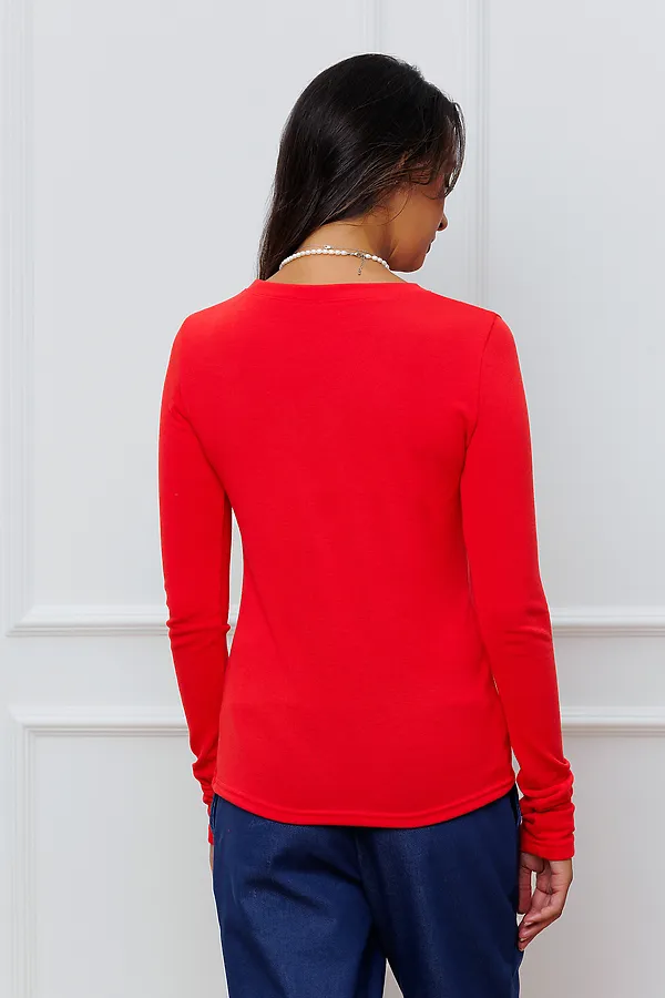 Лонгслив Raposa 358 НАТАЛИ, коралл - фото 2