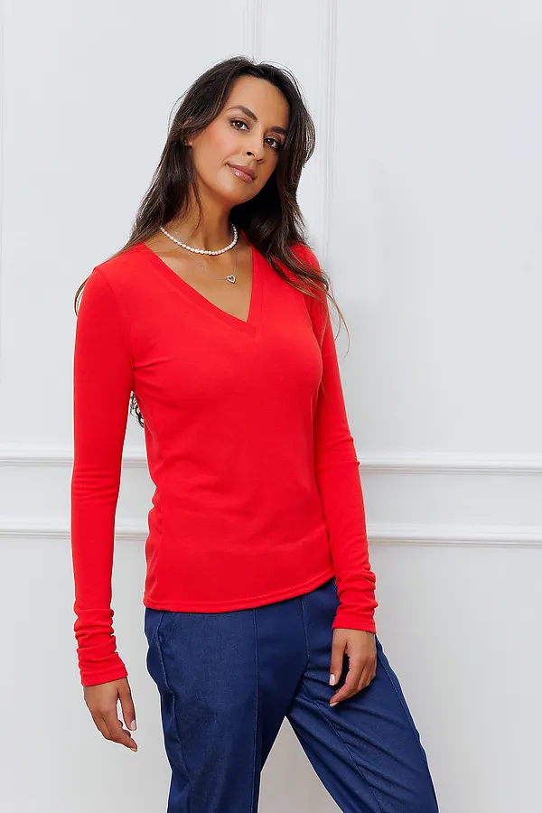 Лонгслив Raposa 358 НАТАЛИ, коралл - фото 2