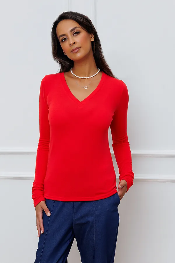 Лонгслив Raposa 358 НАТАЛИ, коралл - фото 2