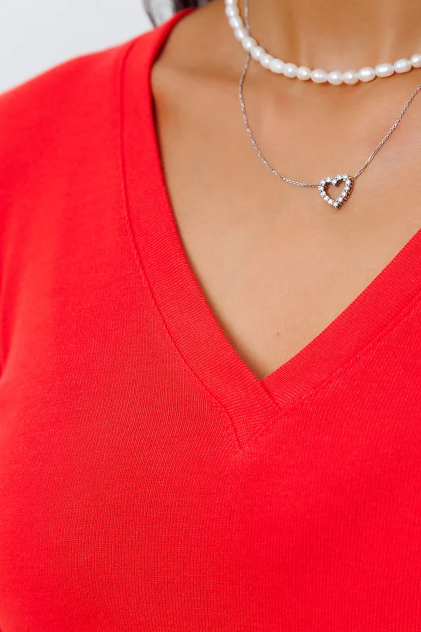 Лонгслив Raposa 358 НАТАЛИ, коралл - фото 2