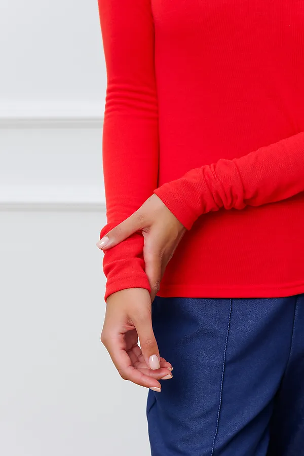 Лонгслив Raposa 358 НАТАЛИ, коралл - фото 2