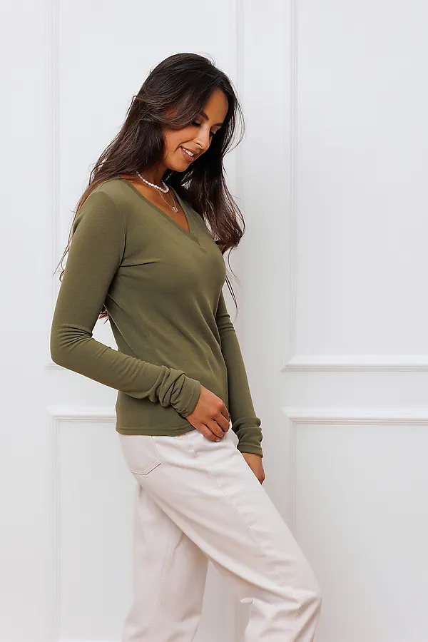 Лонгслив Raposa 358 НАТАЛИ, хаки - фото 2