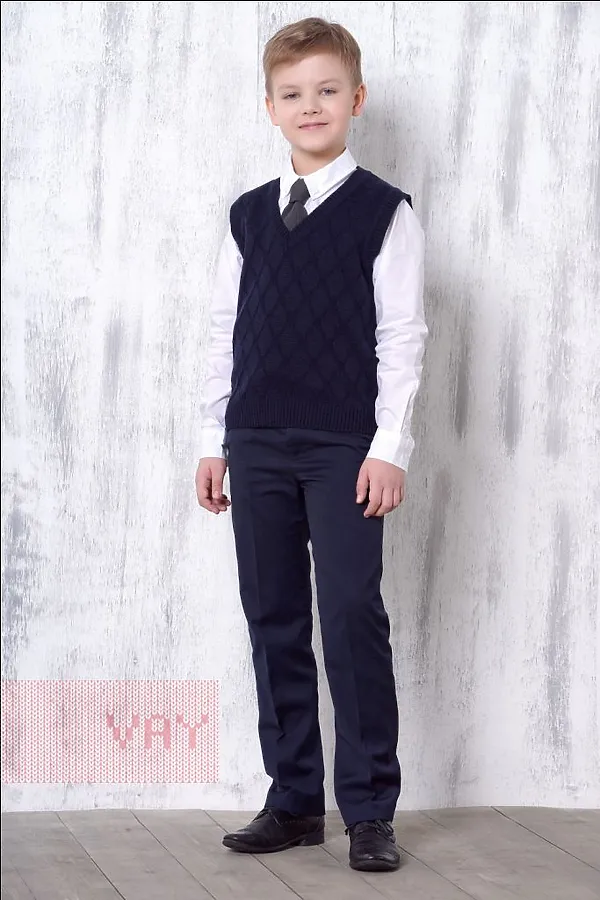 Жилет VAY, темно-синий - фото 2