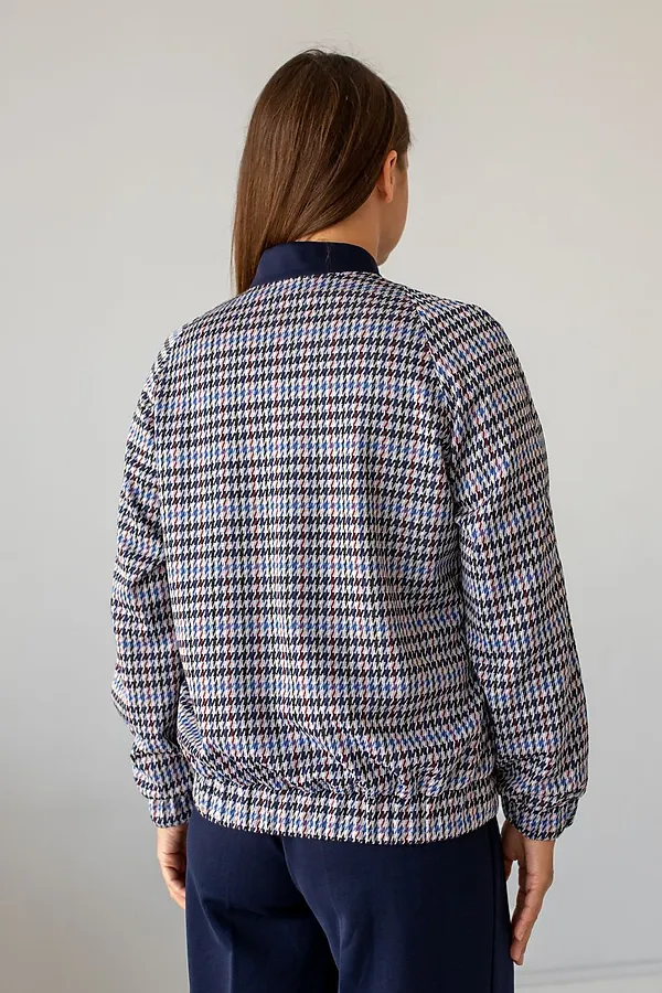 Бомбер TOOK A LOOK, черно-голубой - фото 2