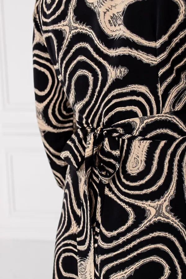 Платье TOOK A LOOK, черно-бежевый - фото 2
