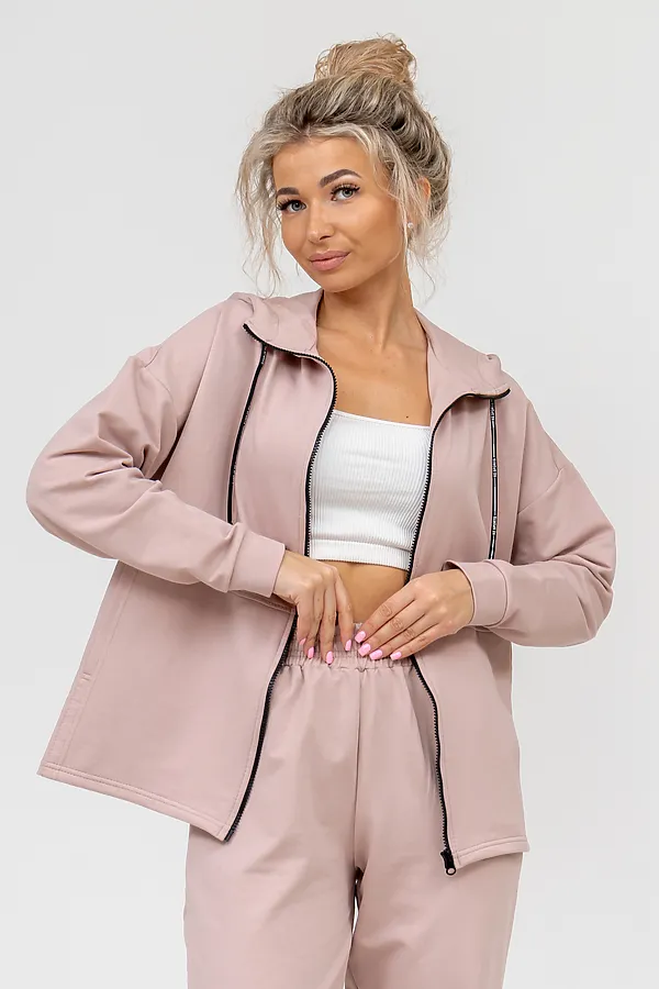 Костюм с брюками 36660 НАТАЛИ, пудровый - фото 2