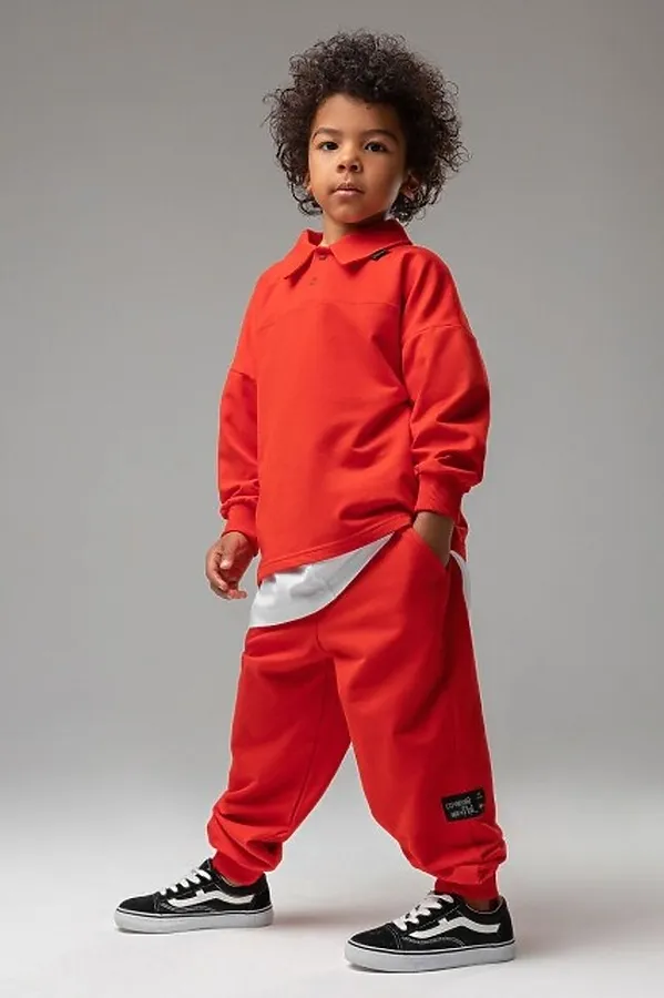 Костюм (Толстовка+Брюки) BODO, красный - фото 2