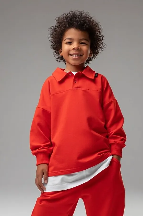 Костюм (Толстовка+Брюки) BODO, красный - фото 2