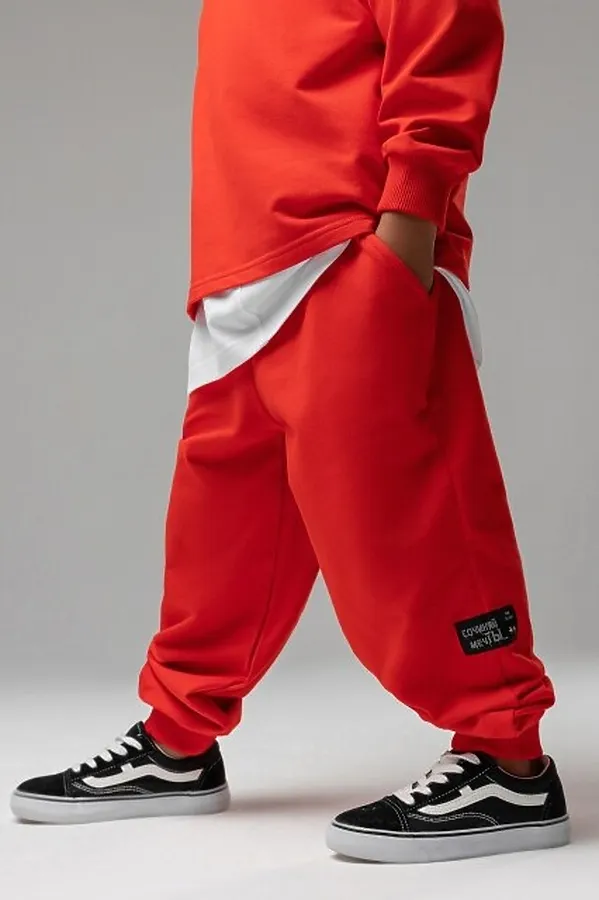 Костюм (Толстовка+Брюки) BODO, красный - фото 2