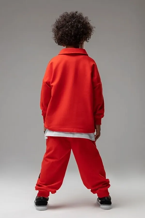 Костюм (Толстовка+Брюки) BODO, красный - фото 2