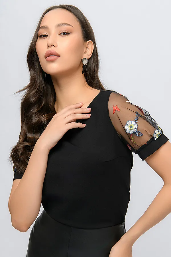 Топ 1001 DRESS, черный - фото 2