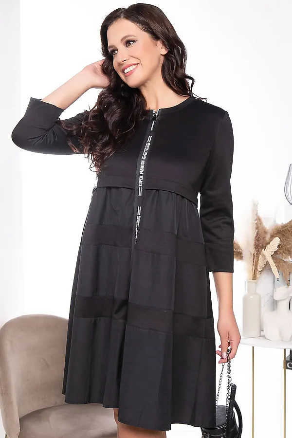 Платье "Земфира" LADY TAIGA, черное - фото 2