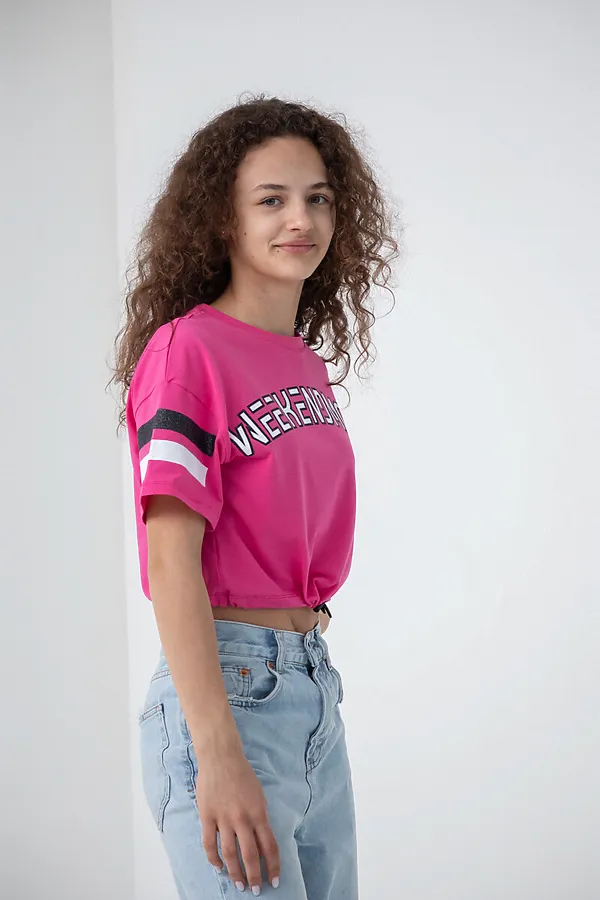 Футболка CRB, циклама - фото 2