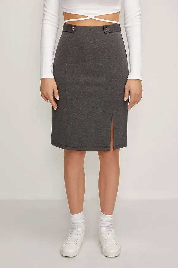 Юбка CONCEPT CLUB, серый меланж - фото 2