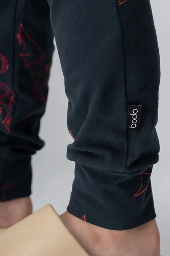 Костюм (Свитшот+Брюки) BODO, темно-синий (красный) - фото 2